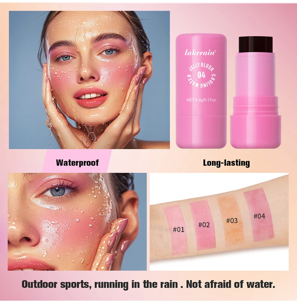 Cooling Water Jelly Tint Stick for Cheeks and Lips - 12