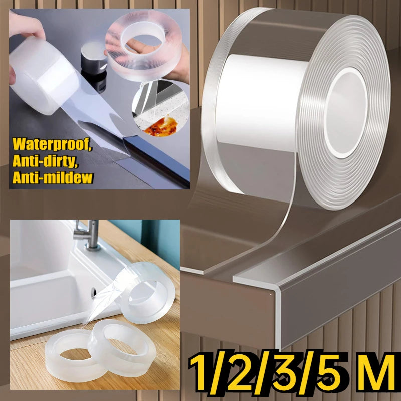 Heavy Duty Reusable Transparent Nano Adhesive Tape