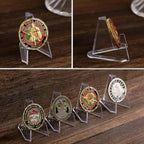Acrylic Display Stands for Coins and Collectibles 10-Pack
