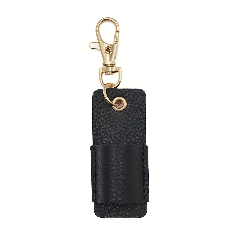 Portable Leather Lanyard Pen Holder for Office and School