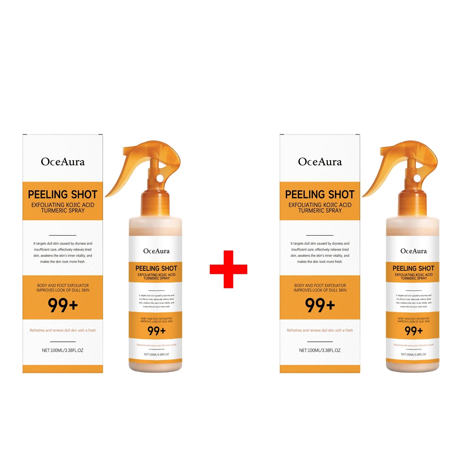 Exfoliating Brightening Skin Peeling Spray for Body and Feet - 14
