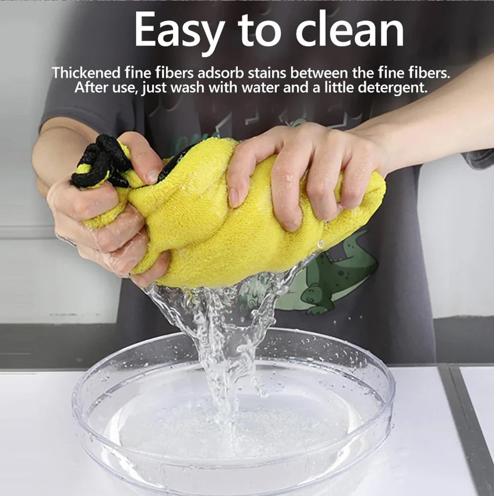 Ultra-Absorbent Microfiber Cleaning Towels for Home and Car