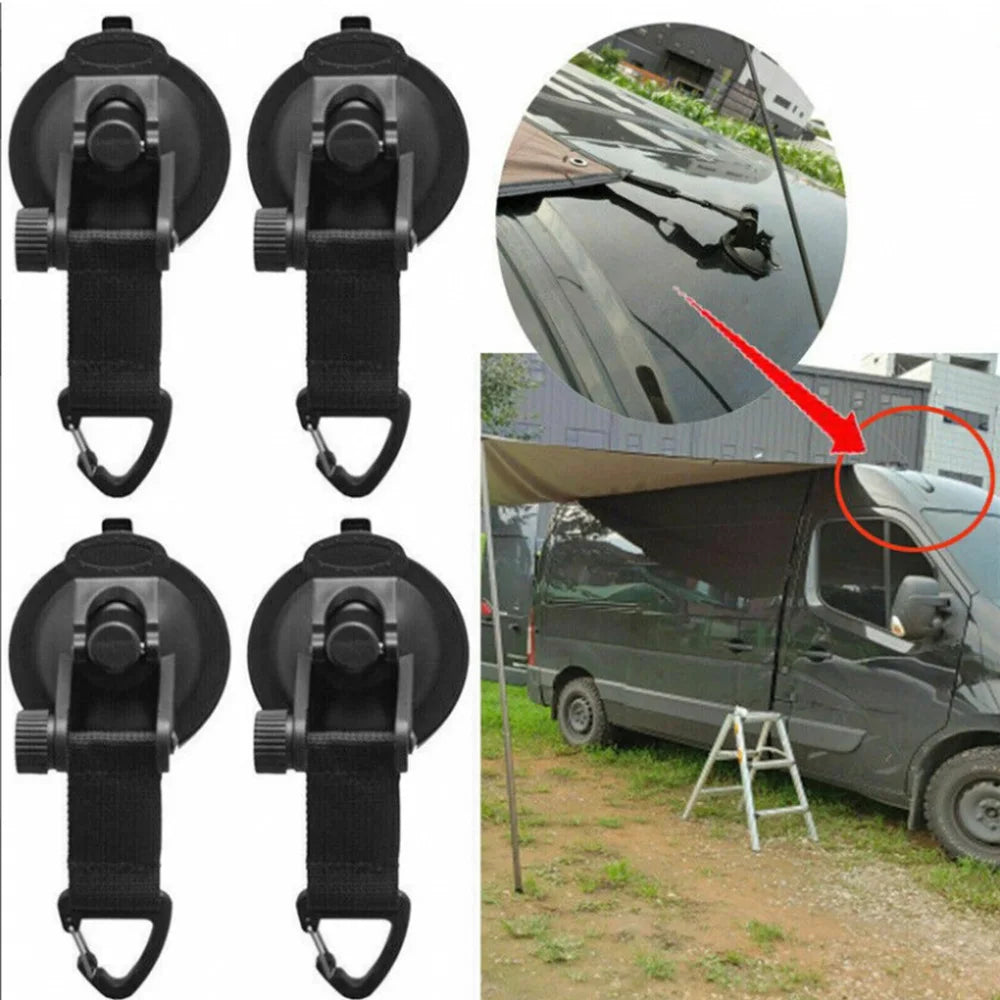 Heavy-Duty Car Suction Cup Anchors for Camping and Tents - 11