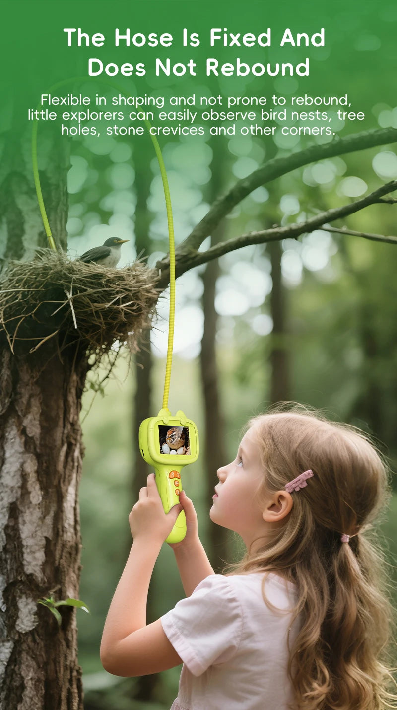 HD Borescope Inspection Camera for Kids Nature Exploration