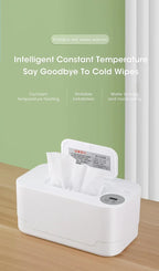 Portable Baby Wipe Warmer with LED Temperature Display