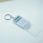 Portable Mini Transparent Flip Calculator with Keychain
