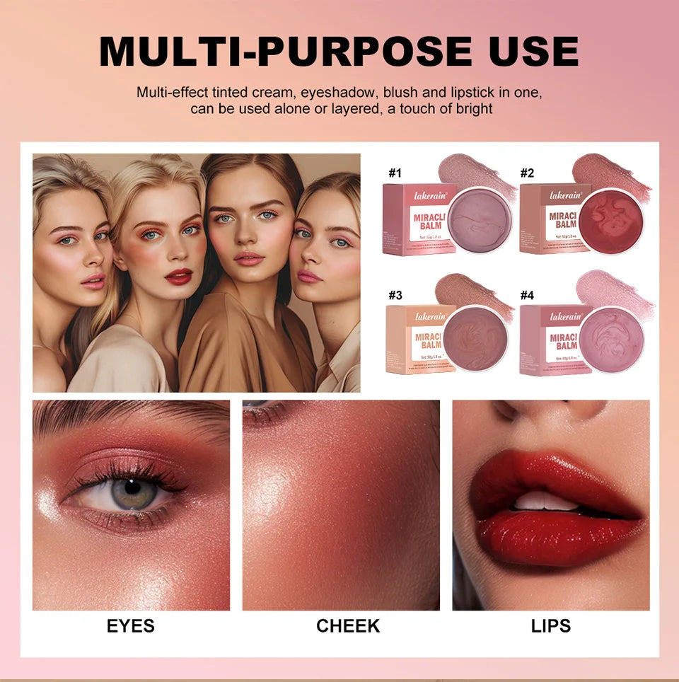 Multi-Purpose Radiant Cream Tint for Cheeks Lips and Eyes - 11