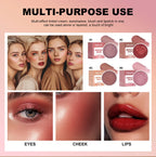 Multi-Purpose Radiant Cream Tint for Cheeks Lips and Eyes