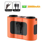 Portable Hands-Free Waist Clip Fan for Outdoor Cooling