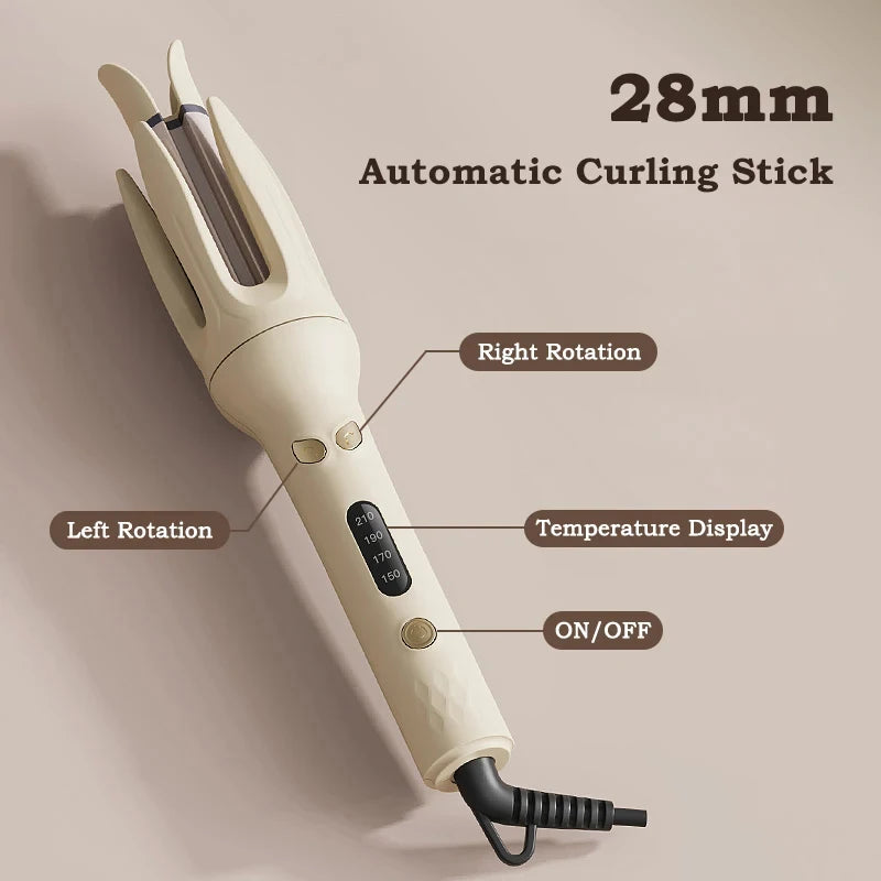 Automatic Rotating Hair Curler for Effortless Waves - 4