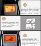 Digital Portable Alcohol Breathalyzer Tester
