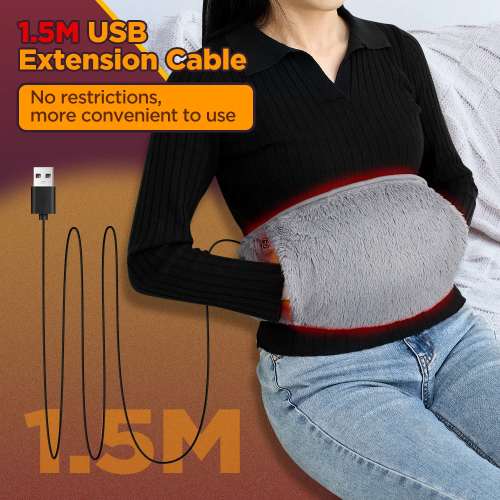 Electric Heated Waist and Abdomen Warming Belt - 12