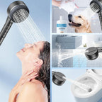 4-Mode High-Pressure Handheld Shower Head