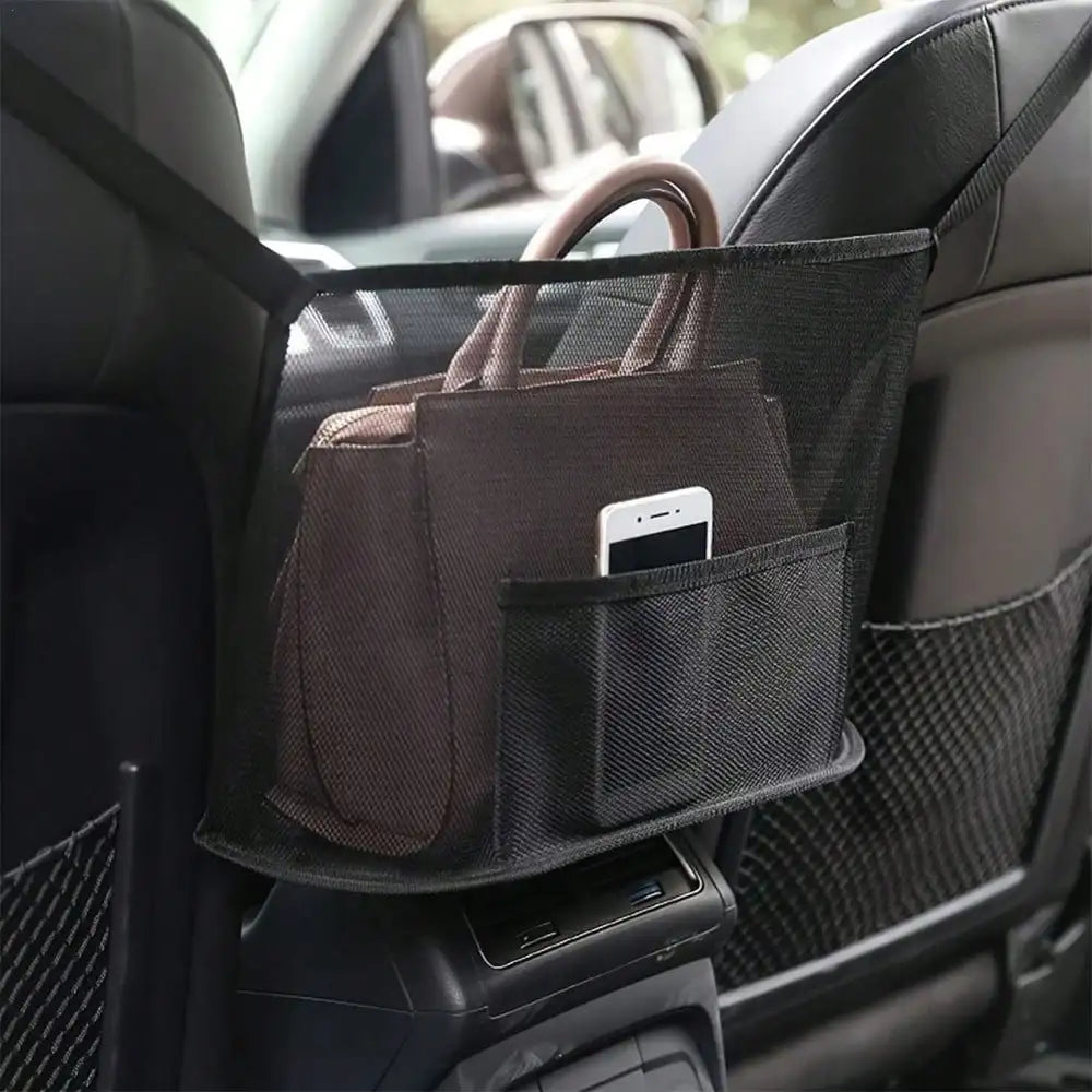 Car Seat Organizer and Handbag Holder Barrier