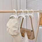 10pc Space-Saving Handbag and Accessory Closet Hooks