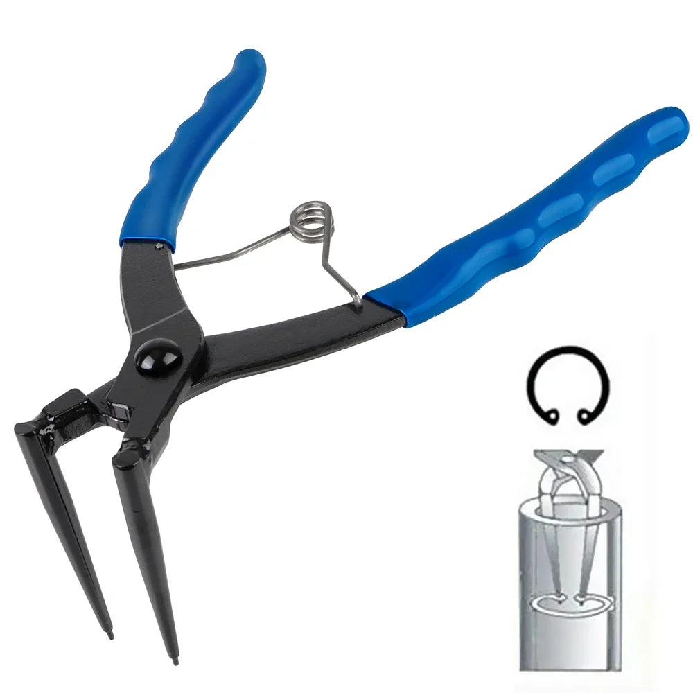 90 Degree Bent Nose Circlip Pliers for Automotive Repairs - 1