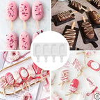 Silicone Ice Cream and Popsicle Maker Mold Tray