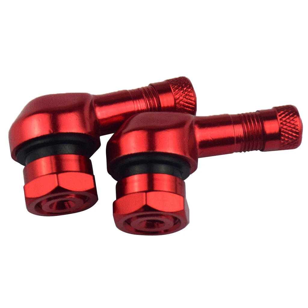 90 Degree Motorcycle Tire Valve Stems for Easy Pressure Checks - 20