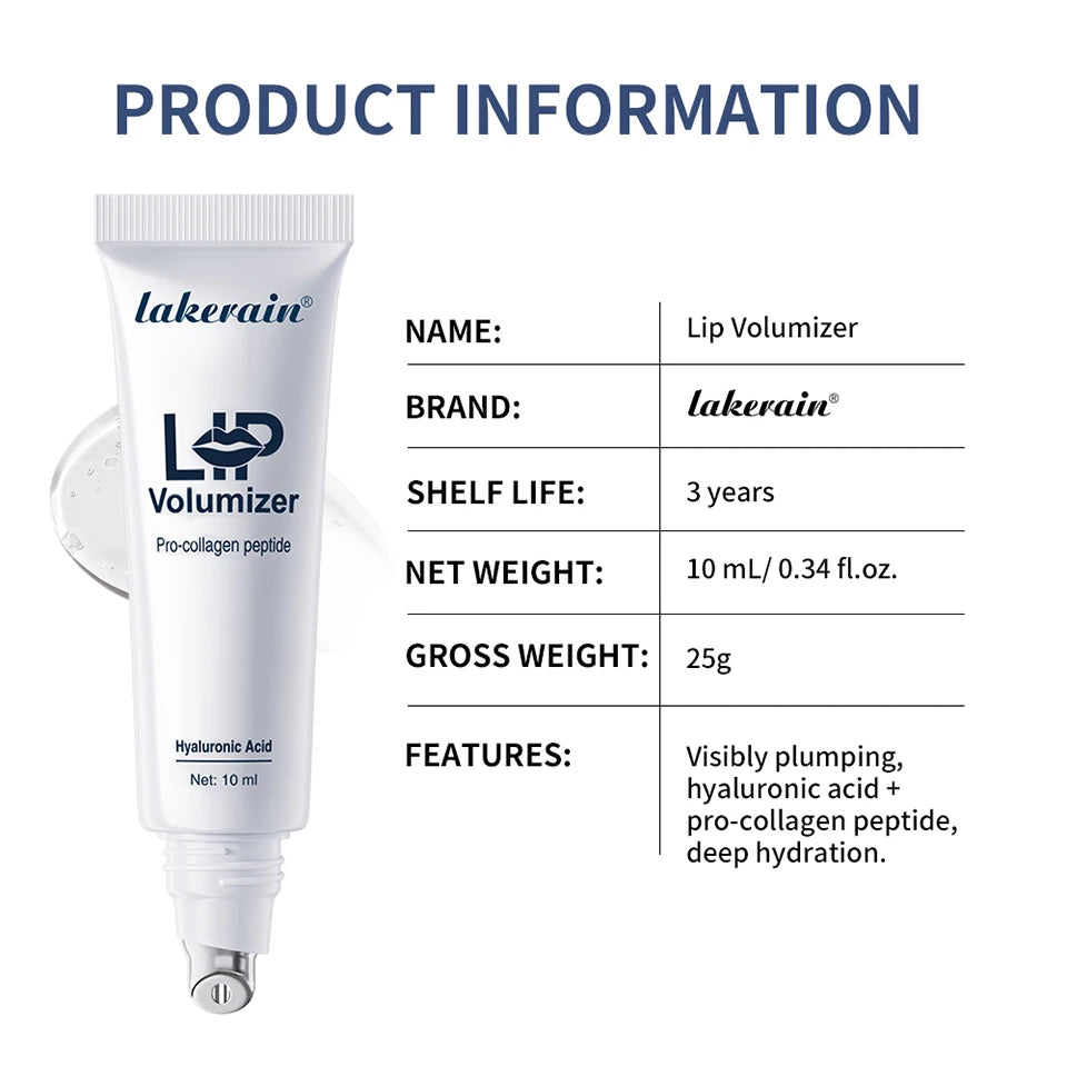 Hydrating Lip Plumper Serum for Fuller Lips