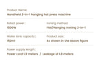Portable 1500W Handheld Garment Steamer for Clothes