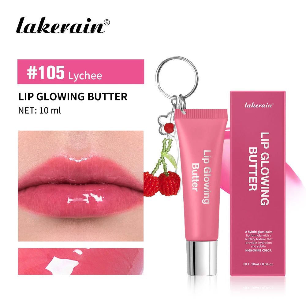 Moisturizing Lip Gloss Butter with Keychain