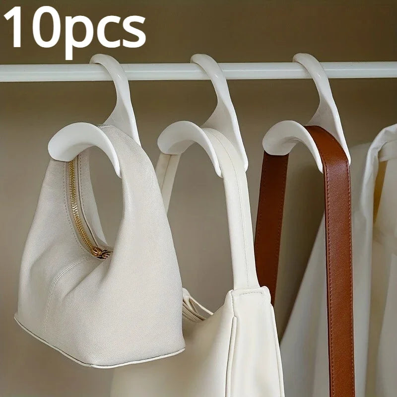 10pc Space-Saving Handbag and Accessory Closet Hooks - 1