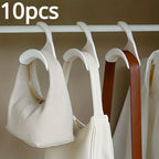 10pc Space-Saving Handbag and Accessory Closet Hooks