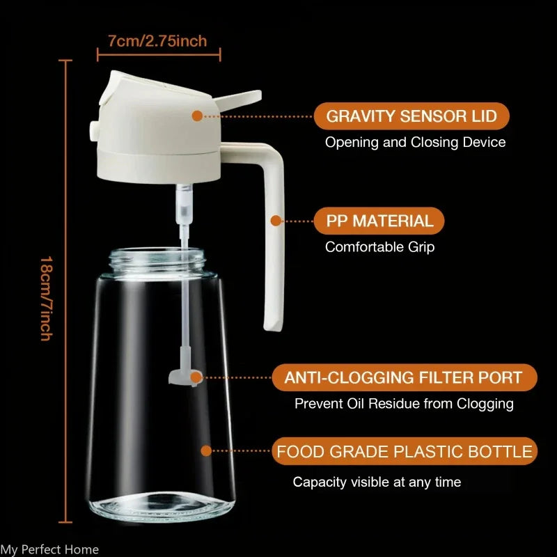 2-in-1 Kitchen Oil Spray and Pour Dispenser