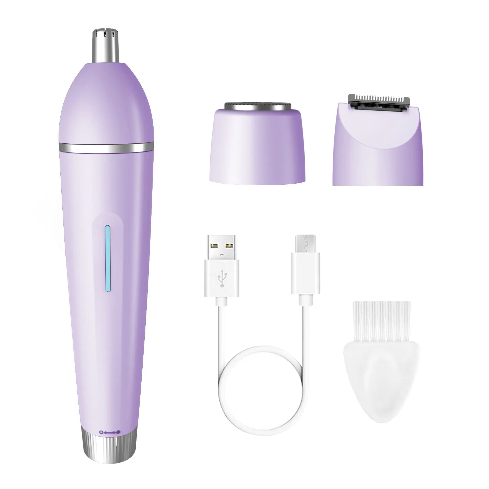 3-in-1 Waterproof Electric Shaver and Bikini Trimmer for Women - 20