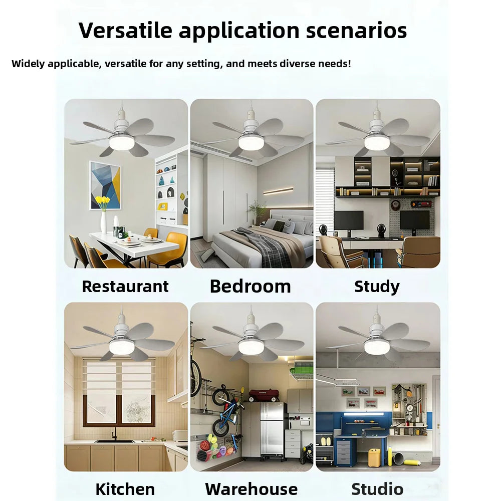 Dimmable LED Ceiling Fan Light with Remote Control