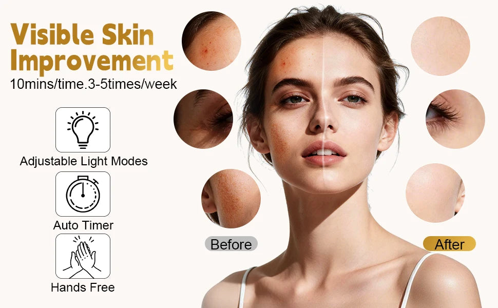 7-Color LED Light Therapy Facial Mask for Skin Rejuvenation
