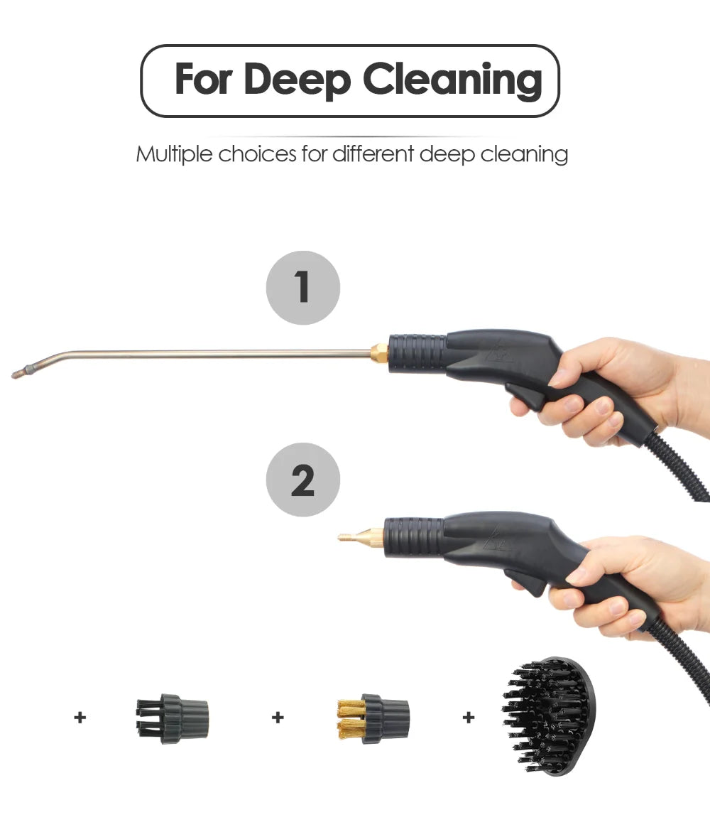High-Pressure Handheld Steam Cleaner for Home and Car