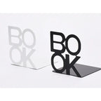 Heavy Duty Metal Bookends for Shelves and Home Decor