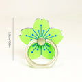 Flower Rotating Metal Phone Ring Holder