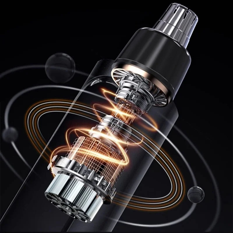 Electric Rechargeable Nose and Ear Hair Trimmer