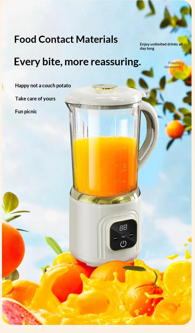Portable Wireless Electric Fruit and Ice Blender